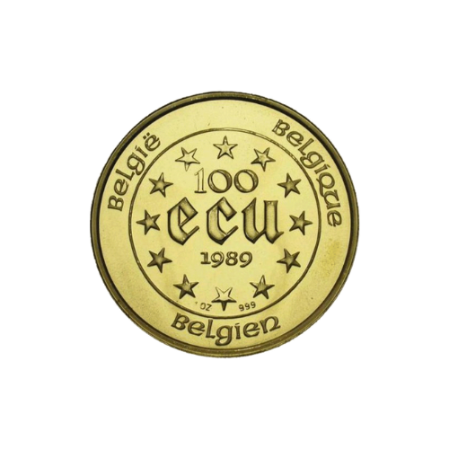100 ECU België (31,1 gr goudkantoor