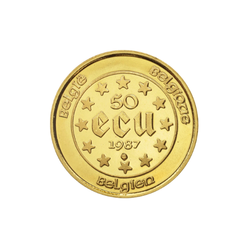 50 Pesos Mexico (41,67 gr) 50 ECU België (17,28 gr)