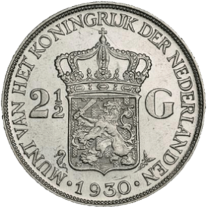 Zilveren Rijksdaalder (25 gr)